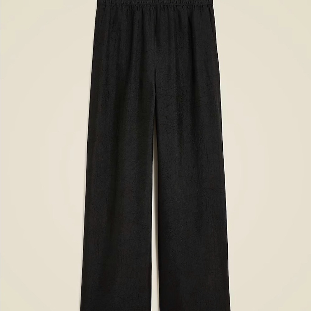 NWT J.Crew Stratus Pants in Textured Satin